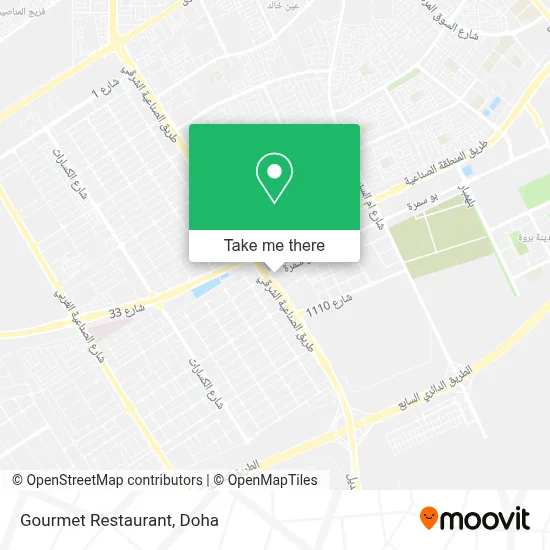 Gourmet Restaurant map