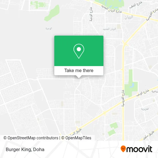 Burger King map