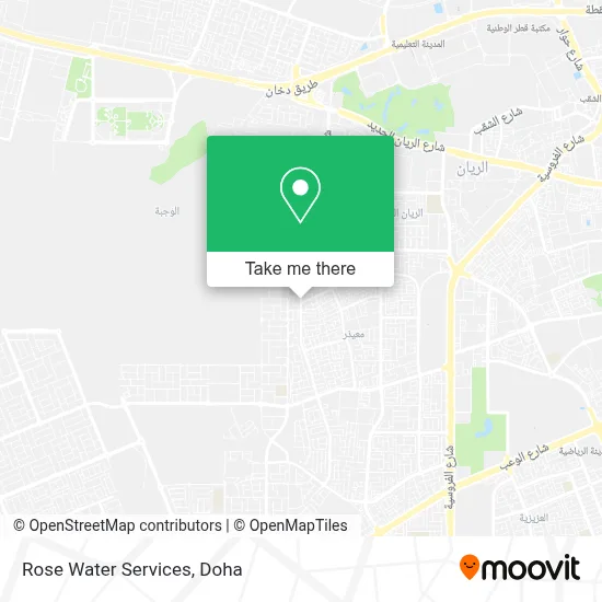 Rose Water Services map