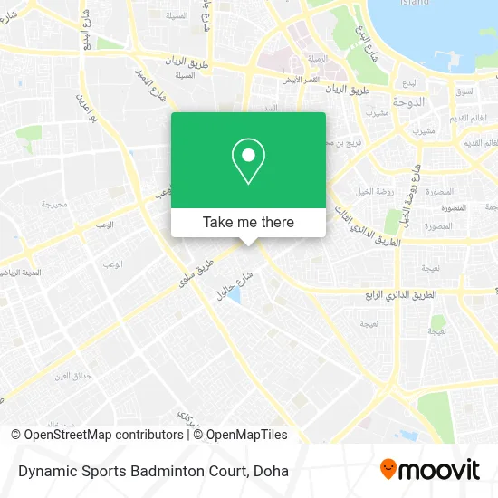 Dynamic Sports Badminton Court map