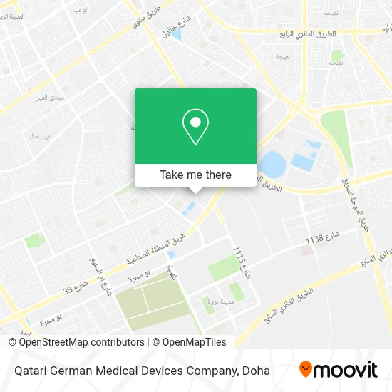 Qatari German Medical Devices Company map