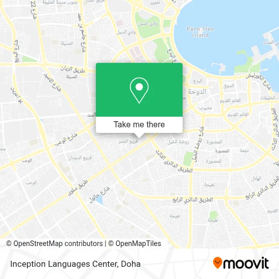 Inception Languages Center map