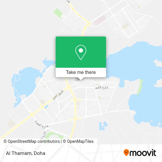 Al Thamam map