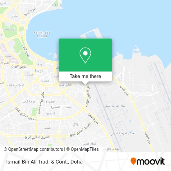 Ismail Bin Ali Trad. & Cont. map