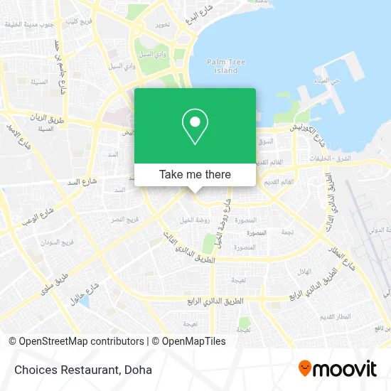 Choices Restaurant map