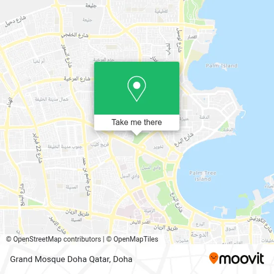 Grand Mosque Doha Qatar map