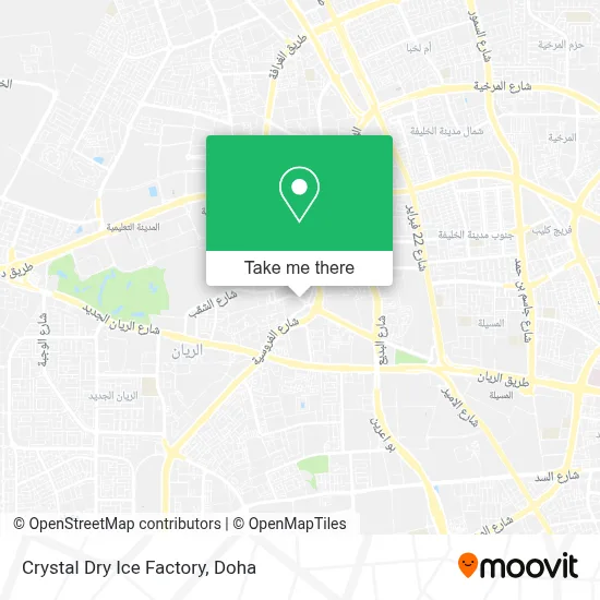 Crystal Dry Ice Factory map