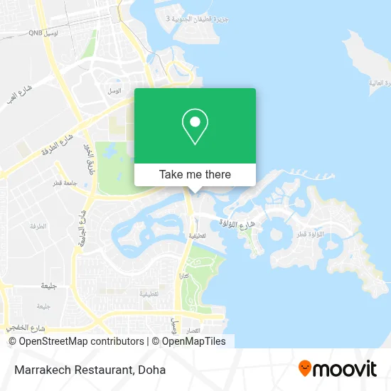 Marrakech Restaurant map