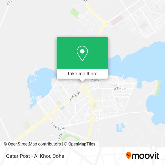Qatar Post - Al Khor map