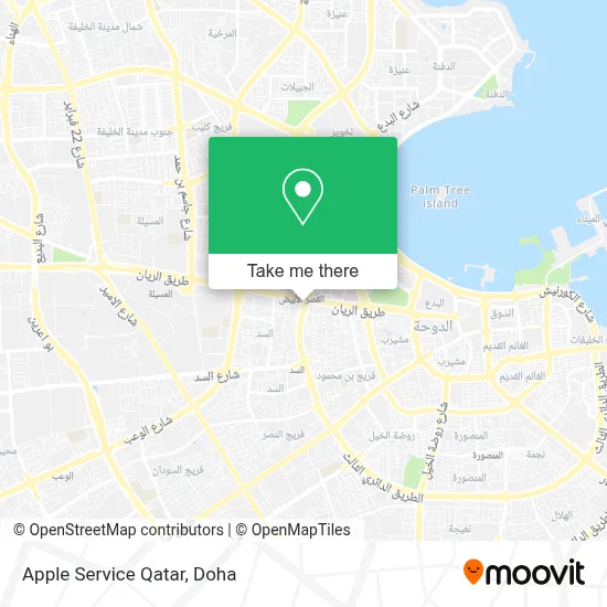 Apple Service Qatar map