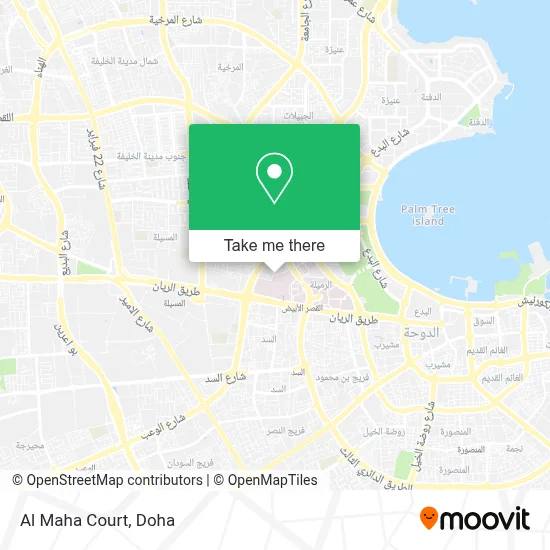 Al Maha Court map