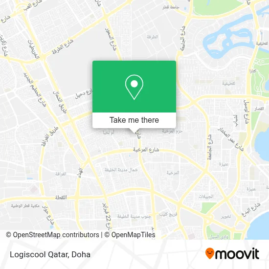 Logiscool Qatar map