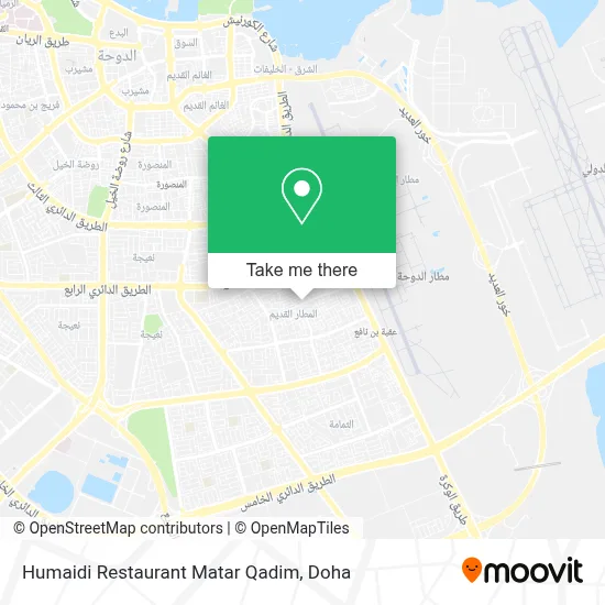 Humaidi Restaurant Matar Qadim map