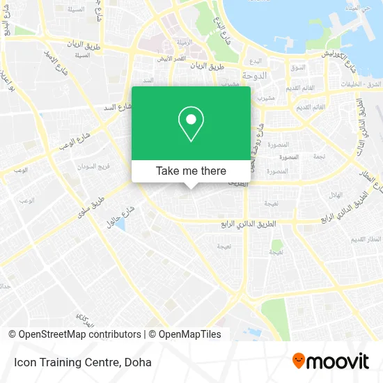 Icon Training Centre map