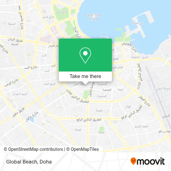 Global Beach map
