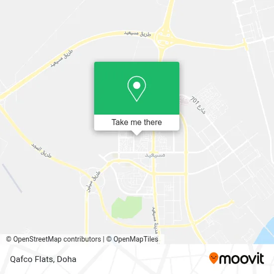 Qafco Flats map