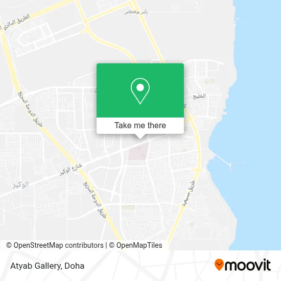 Atyab Gallery map