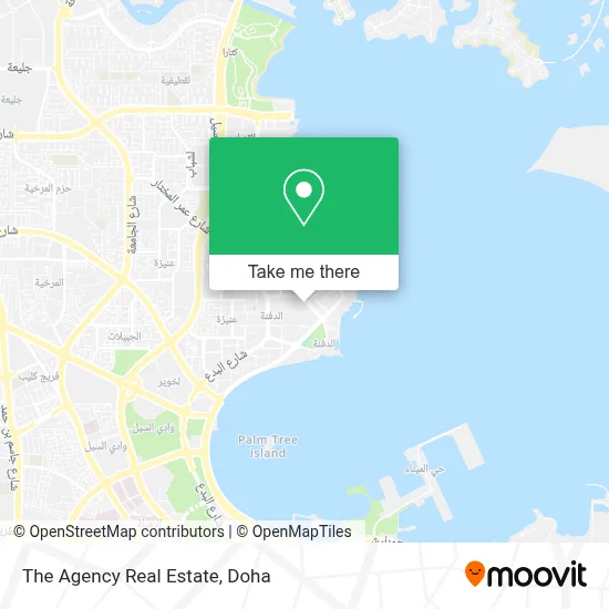 The Agency Real Estate map