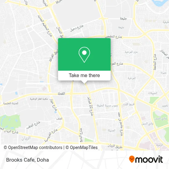 Brooks Cafe map