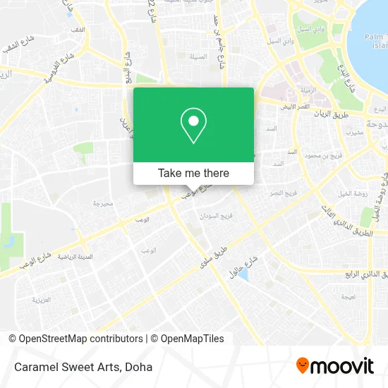Caramel Sweet Arts map
