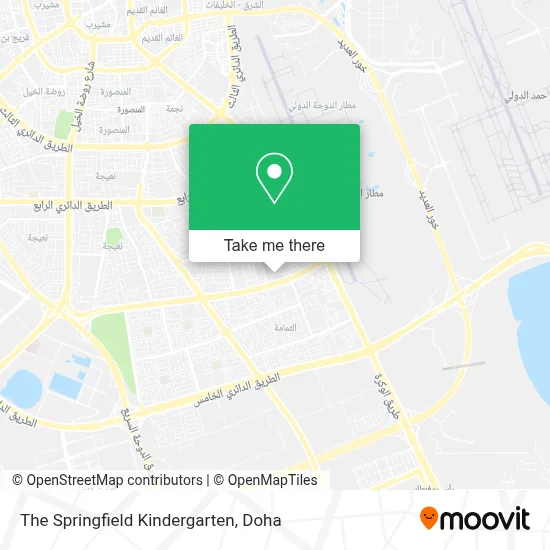 The Springfield Kindergarten map