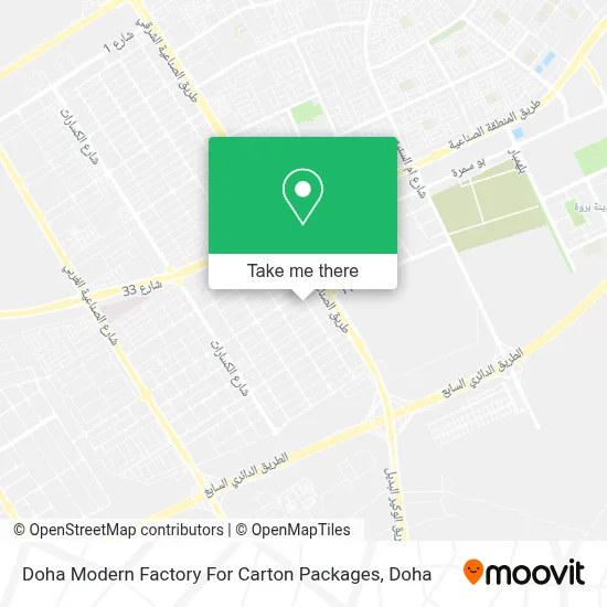 Doha Modern Factory For Carton Packages map