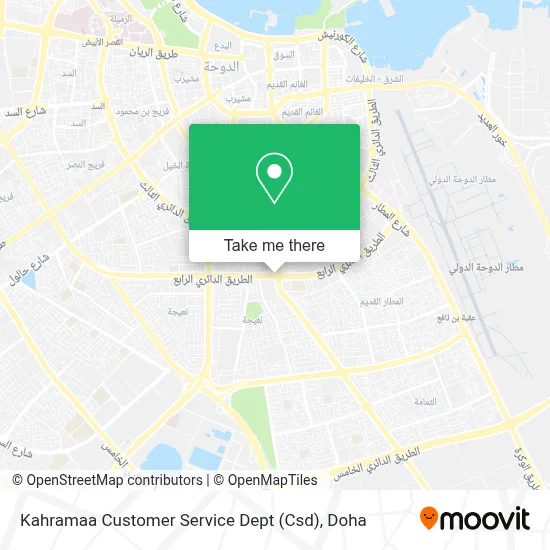 Kahramaa Customer Service Dept (Csd) map