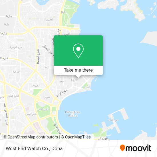 West End Watch Co. map
