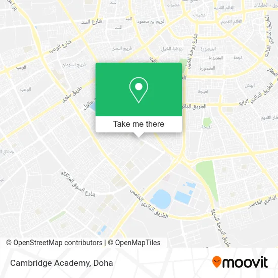 Cambridge Academy map