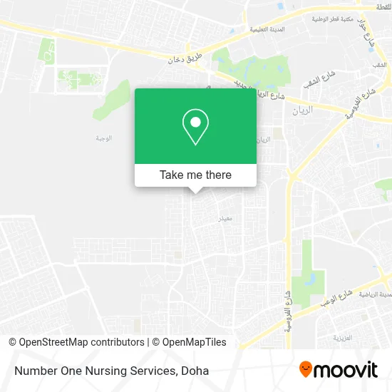 Number One Nursing Services map