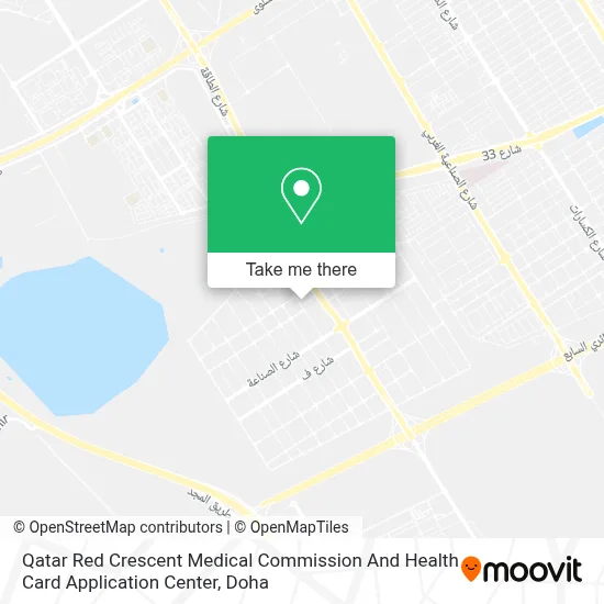 Qatar Red Crescent Medical Commission And Health Card Application Center map