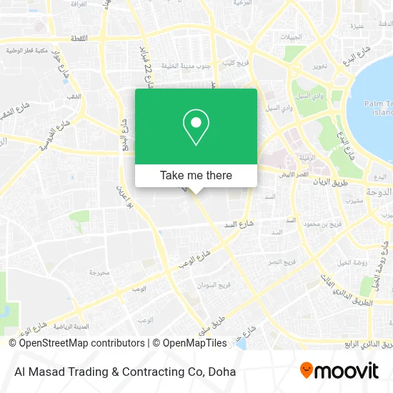 Al Masad Trading & Contracting Co map