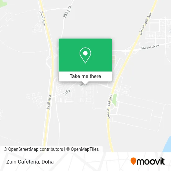 Zain Cafeteria map