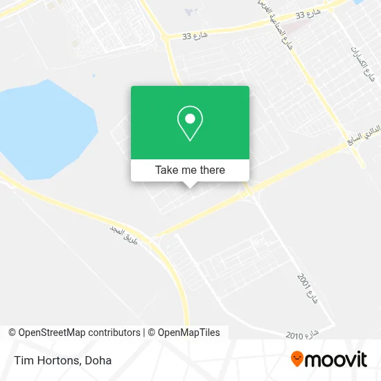 Tim Hortons map