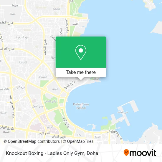 Knockout Boxing - Ladies Only Gym map