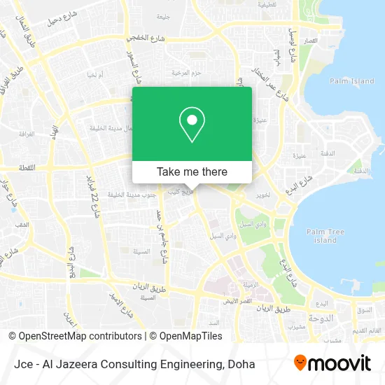 Jce - Al Jazeera Consulting Engineering map