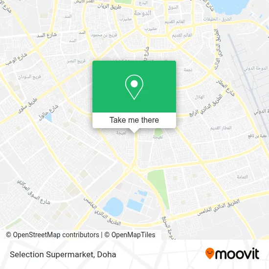 Selection Supermarket map