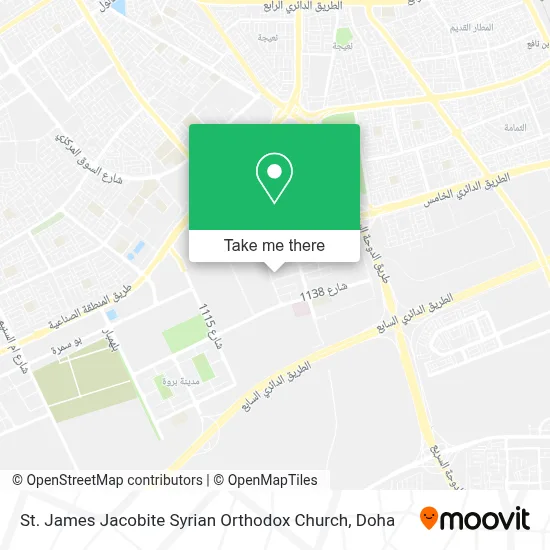 St. James Jacobite Syrian Orthodox Church map