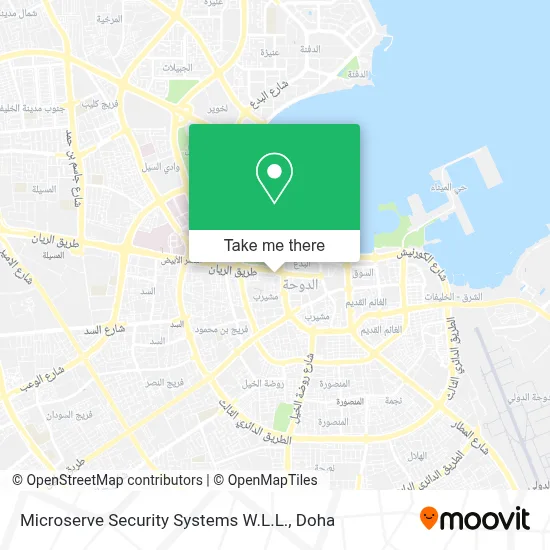 Microserve Security Systems W.L.L. map
