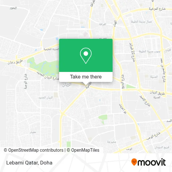 Lebami Qatar map