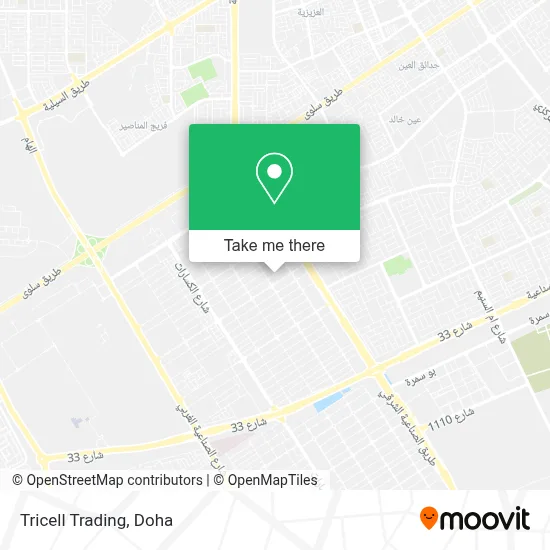 Tricell Trading map