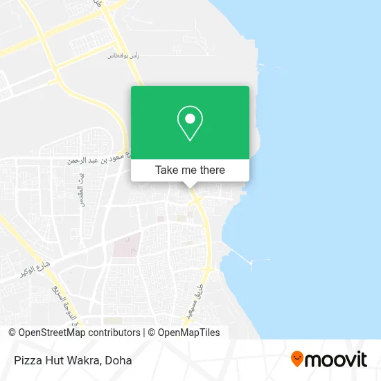 Pizza Hut Wakra map