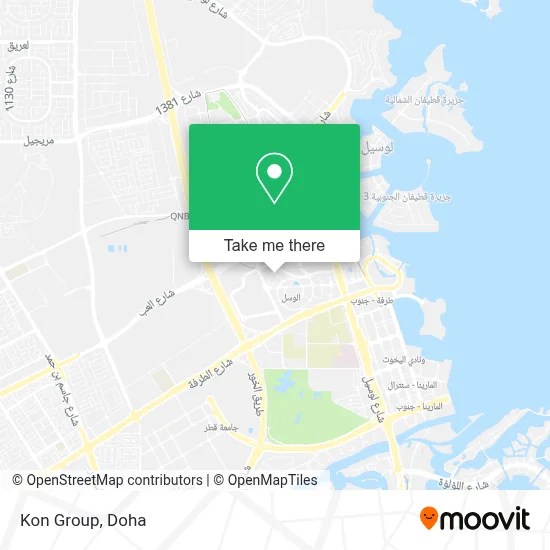 Kon Group map