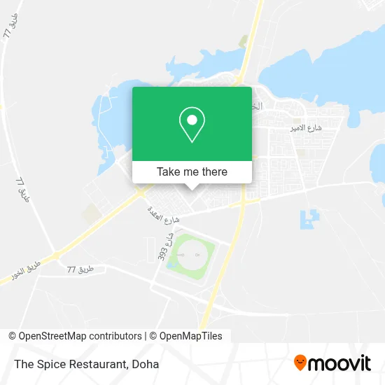 The Spice Restaurant map