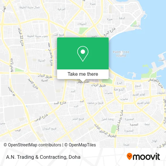 A.N. Trading & Contracting map