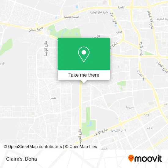 Claire's map