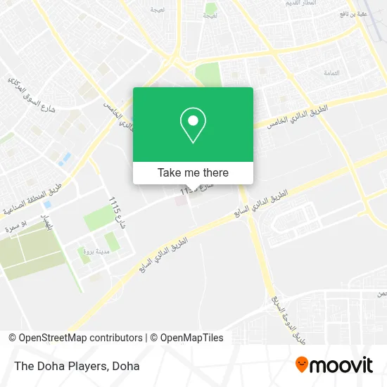 The Doha Players map
