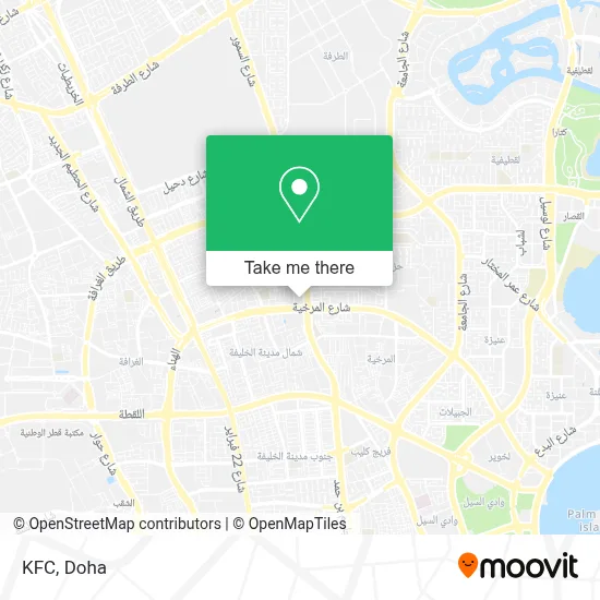 KFC map