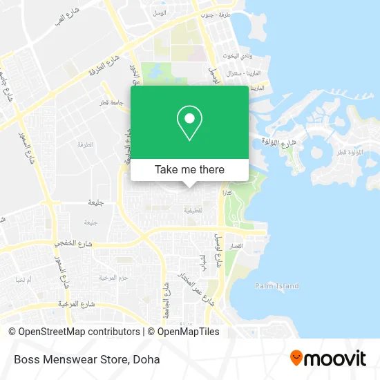 Boss Menswear Store map