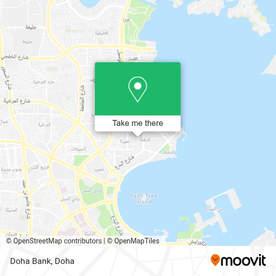 Doha Bank map